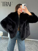 TRAF Metal Color Sequin Woven Jacket 6